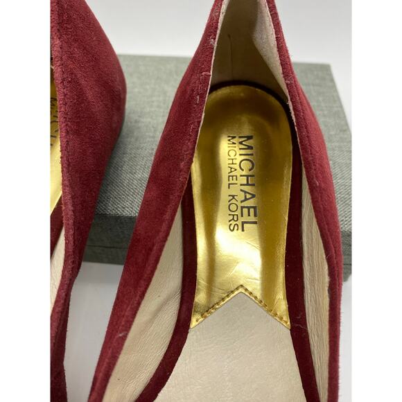 Michael Kors Women's Haya Flat Cinnabar Size 6.5 - Picture 4 of 8